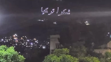 Suriye'den Türkiye'ye jest!