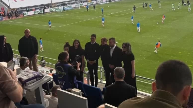 Minguzzi ailesi, Kasımpaşa-Trabzonspor maçında tribündeydi