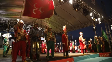 Samsun'da Jandarma Bando Komutanlığı Mehteran Birliği gösteri sundu