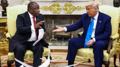 Trump, Güney Afrika Devlet Başkanı Ramaphosa ile görüştü