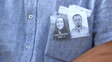 Dekoratif kemerin altında kalan çift toprağa verildi