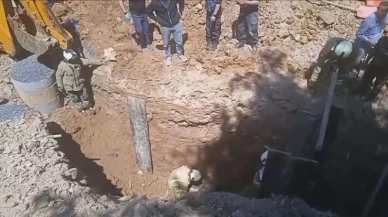 Çekmeköy'de inşaat alanında göçük