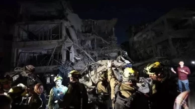 İsrail'de 9 bina tamamen yıkıldı!