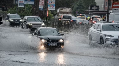 Erzurum'da şiddetli sağanak etkili oldu