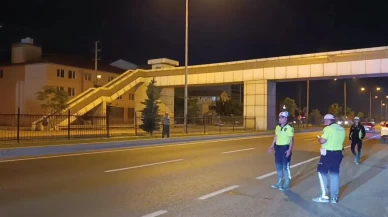 Üst geçidi kullanmadı