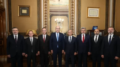 TBMM Başkanı Kurtulmuş, Belçika Diyanet Vakfı’nı ziyaret etti