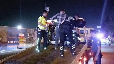 Silivri'de kaza yapan motosiklet polis uygulama noktasına girdi: 5'i polis 6 yaralı