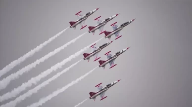 Türk Yıldızları'ndan Estonya'da muhteşem akrobasi gösterisi: Videolar paylaşıldı