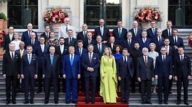 Cumhurbaşkanı Erdoğan, NATO liderleri aile fotoğrafına katıldı