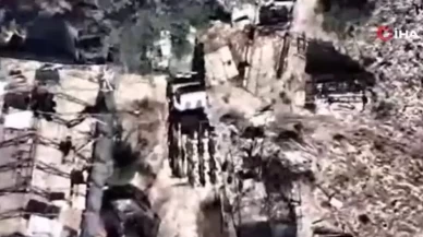 İsrail, hava saldırısına ait görüntü yayınladı! Tahran’da füze aracı hedef alındı