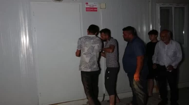 Konteynerden gelen kötü koku paniğe neden oldu