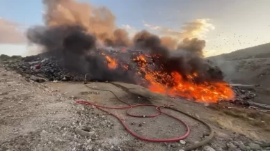 Bursa’da çöplükteki yangın şehrin her yerinden görüldü