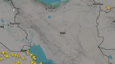 İsrail'in İran'a saldırısının ardından bölgede hava trafiği
