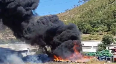 Mersin'deki yangında maddi hasar var