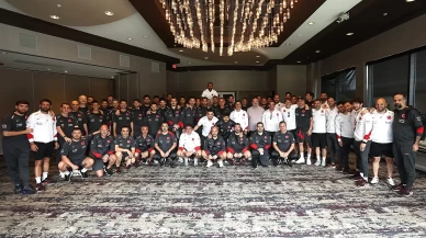 A Milli Takım’da bayramlaşma töreni