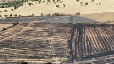 Balya makinesinden çıkan kıvılcım yangına neden oldu