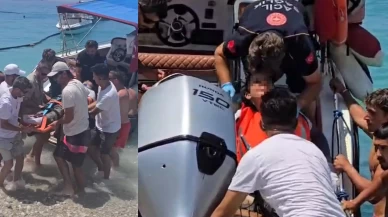 Eğitim alan kadın pilot denize düştü