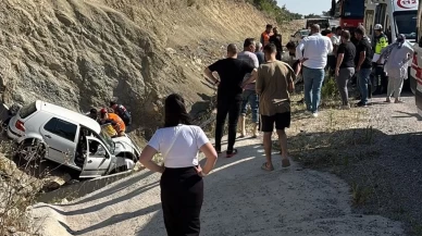 Kontrolden çıkan araç menfeze savruldu: 1 ölü, 2 yaralı