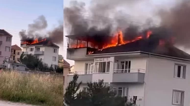 Bursa'da çatı yangını: 1 kişi dumandan etkilendi