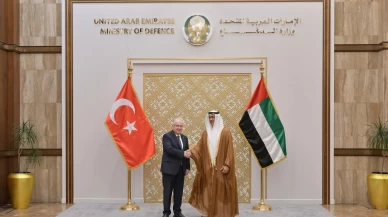 Bakan Güler, BAE Savunma İşlerinden Sorumlu Devlet Bakanı Al Mazrouei ile görüştü
