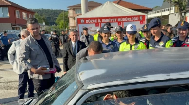 Anadolu’nun geçiş noktasında yoğunluk! Düzce’de bayram trafiği zirve yaptı