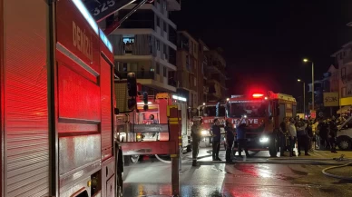 Denizli'de atölyede başlayıp üstteki daireye sıçrayan yangın söndürüldü