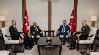 Fidan, Güler, Kalın ve Gürak "İsrail" saldırılarını görüştü