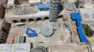 Depremde ağır hasar alan tarihi Ulu Cami gelecek yıl ibadete açılacak