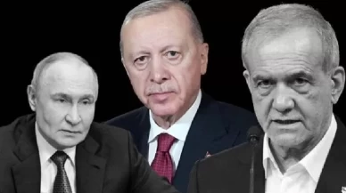 Erdoğan, Pezeşkiyan ve Putin'le görüştü