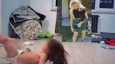 Küçük kızın feryadı gizli kamerada! Anne şiddeti ve kaçırma