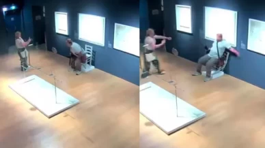 Floransa’da bir turist 300 yıllık tabloya fotoğraf çekerken zarar verdi