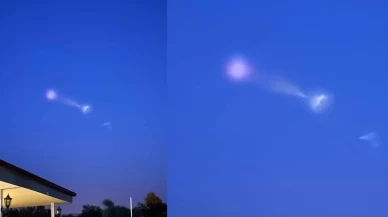 İran'ın İsrail'e fırlattığı füzeler yeniden Hatay semalarında görüldü