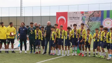 12 Yaş Altı Rize Cup 2025 Yiğit Demirel Turnuvası sona erdi
