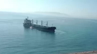 Tekirdağ’da yük gemisi karaya oturdu