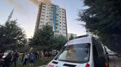 Diyarbakır'da binada yangın çıktı