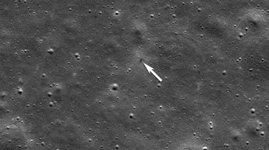 Japon uzay aracının Ay'da çakıldığı yer