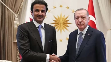 Katar Emiri Al Sani ile görüşen Cumhurbaşkanı Erdoğan'dan sert açıklama: 'Netanyahu bölge için büyük tehdit!'