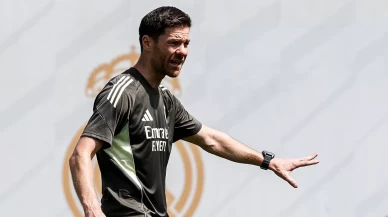 Xabi Alonso, Real Madrid ile ilk antrenmanına çıktı