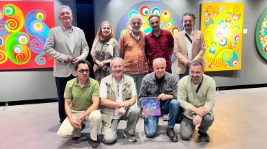 Ressam Ömer Onay'ın 'Bilinç Akışı' sergisi AKM'de ziyarete açıldı