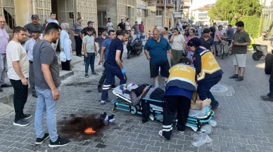 Seyir halindeki motosikletten düşen 65 yaşındaki kadın ağır yaralandı