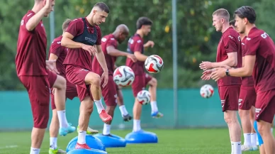 Trabzonspor'dan çift antrenmanla tempolu hazırlık