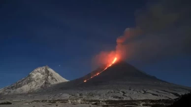 Rusya'da yanardağ patlaması...