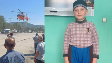 Gölette boğulma tehlikesi geçiren çocuğu imam kurtardı