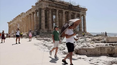 Akropolis Tapınağı aşırı sıcak hava nedeniyle ziyaretçilere kapatıldı