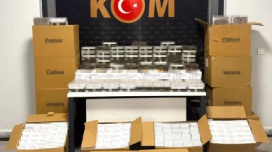 Yalova'da 150 bin adet dolu makaron ele geçirildi