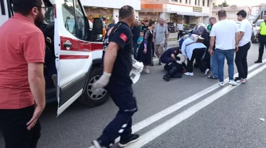 Gümüşhane'de koşarak karşıya geçen yaşlı kadına kamyonet çarptı