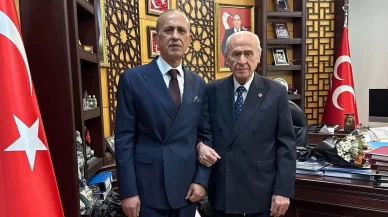 Tahliye oldu, MHP Lideri Bahçeli’ye koştu