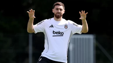 Orkun Kökçü, Beşiktaş formasıyla ilk idmanına çıktı