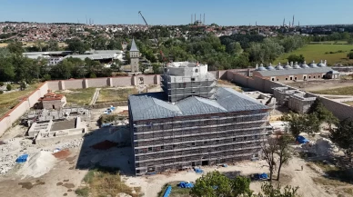 Edirne Sarayı'nda ihya çalışmalarının yarısı tamamlandı