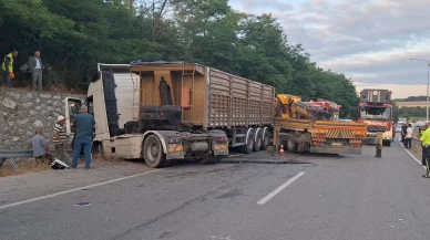 Samsun'da tırla traktör çarpıştı: 2 yaralı